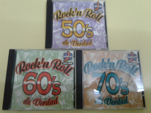 Rock N Roll De Verdad 50 60 70  3 Cd