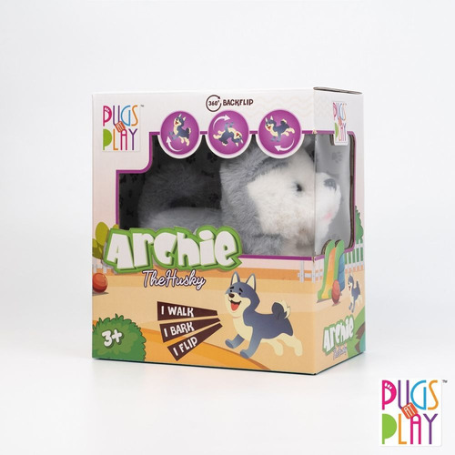 Pugs At Play Perro Archie Interactivo 18cm (5113)