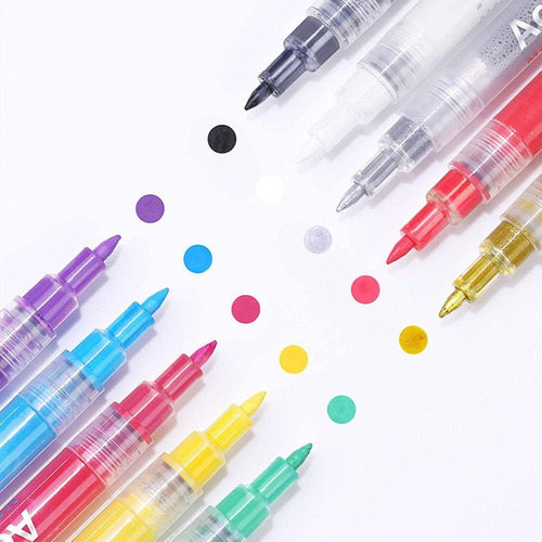 . Dibujo De Uñas A Lápiz Pintado En 3d, 10 Piezas De