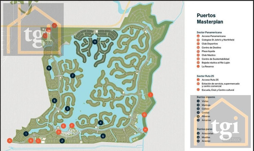 Imagen 2 de 14 de Lote En Venta A Laguna En Puertos Del Lago -amarras