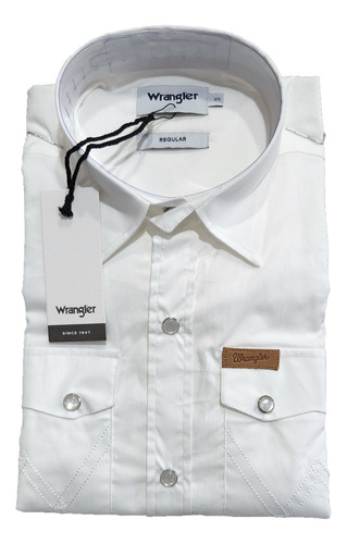 Camisa Wrangler Con Broches Shirt Ls Western Snap Hunter