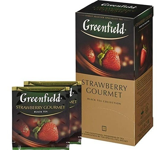 Desayuno Clásico Greenfield Té Negro Paquete de 4 25 Bolsas de Té en una Caja 