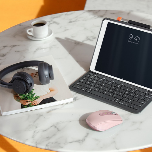 Imagen 8 de 11 de Mouse inalámbrico recargable Logitech Master Series MX Anywhere 3 rosa