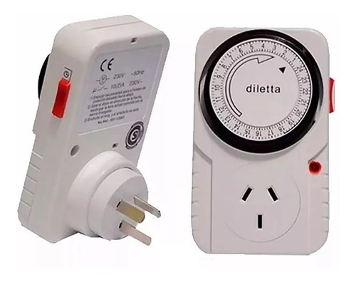 Timer Programable Diletta Enchufable 24 Hs