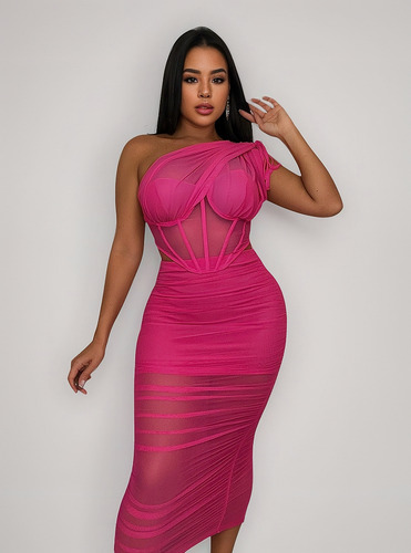 Conjunto De Dos Piezas De Malla Para Ropa De Mujer