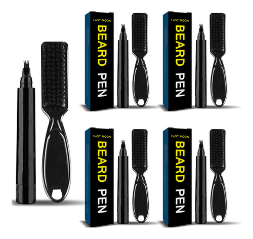 Kit De Relleno De Lápices De Barba De Peluquero De 4 Piezas