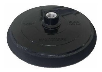 Backing Plate Para Maquinas Rotativas 7 Pul - Rosca M14 / 3d