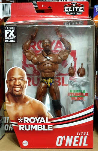 Wwe Elite Titus Oneil Original De Mattel En Caja 