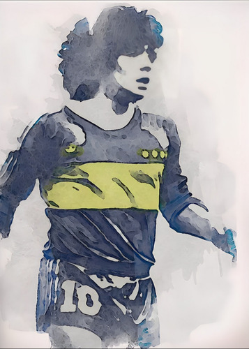 Póster Diego Maradona Autoadhesivo 60x42cm #29