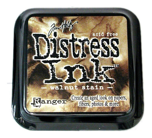 Tim Holtz - Almohadilla De Tinta Distress - Tinte De Nogal -