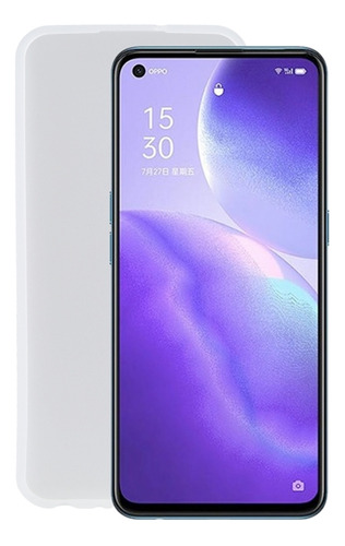 Funda De Teléfono Tpu Blanca Transparente Para Oppo Reno5 K