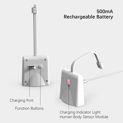 Luz Nocturna Para Inodoro Con Sensor De Movimiento, Lámpara