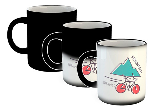 Taza Magica Biking Mountain Montaña Bicicleta