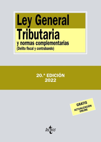 Libro Ley General Tributaria Y Normas Complementarias - E...