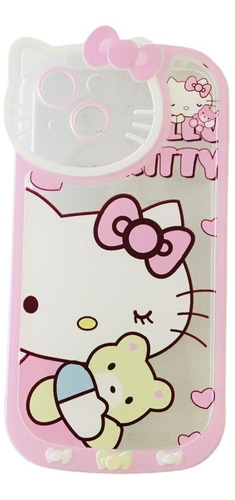 Carcasa Hello Kitty Con Relieve Para iPhone