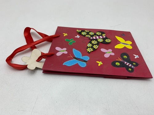 Imagen 4 de 5 de Bolsa Regalo Motivo Mariposa Pequeñ In. 6750 Salida 0.9 Xavi