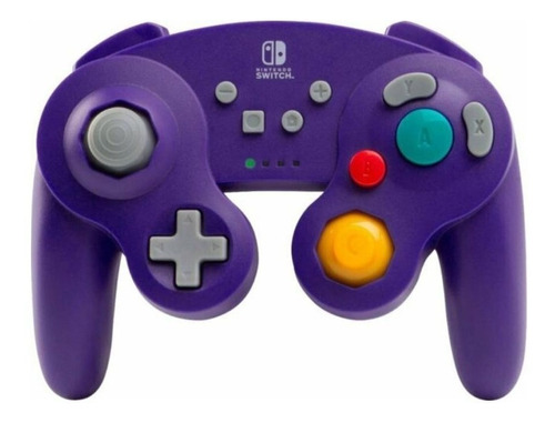 Imagen 1 de 3 de Control joystick inalámbrico ACCO Brands PowerA Wireless GameCube Controller for Nintendo Switch púrpura