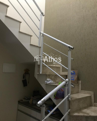 Imagem 4 de 17 de Sobrado - Casa 1 - 139,00m² Com - 3 Dormts. (sendo 2 Dormts. Planejados) E (1 Closet), 2 Wcs. Sociais, Sala, Cozinha Planejada, A.s., 2 Vagas De Garagens. Casa 2 - 65m² - Com 2 Dor - Sb00708 - 702833