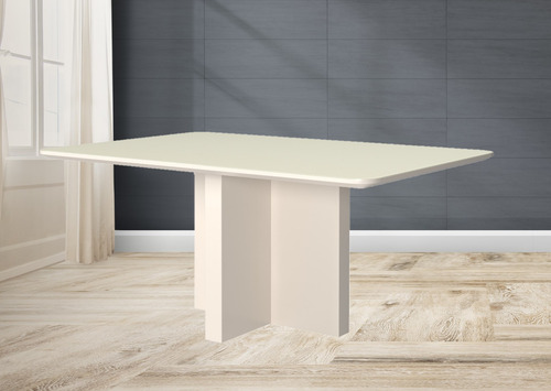 Escrivaninha Trabalho E Estudo Mesa De Reuniões Inovadora Off White