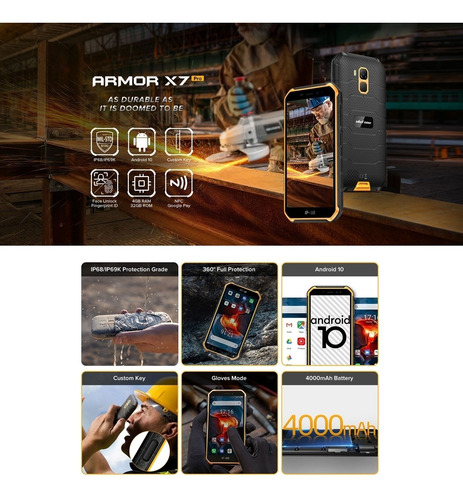 Celular Armor X7 Pro - Resistente Indestructible Fuerte