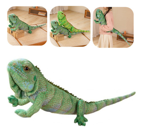 Peluche De Lagarto Realista De 65 Cm, Juguete De Regalo Para