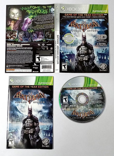 Batman Arkham Asylum Game Of The Year Edtn Xbox 360 Retromx (Usado)