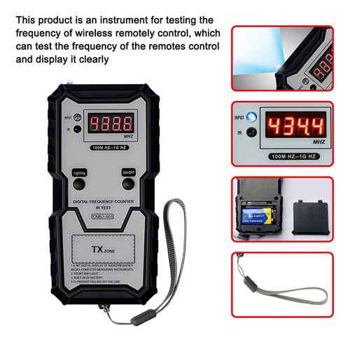 Control Remoto Coche Probador Infrarrojos Detector Luces Led