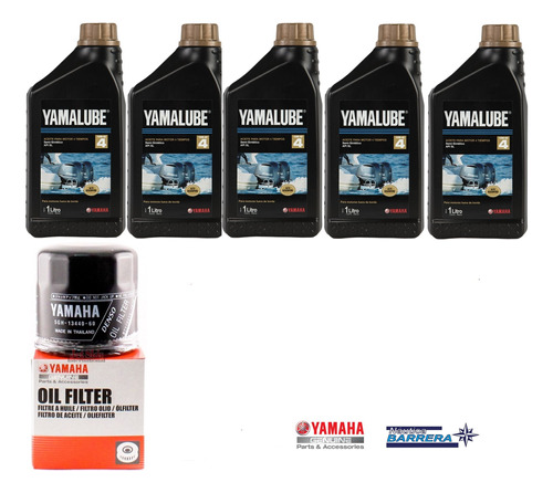 Kit De Cambio De Aceite Original Yamaha 90 Hp 4t Hasta 2017