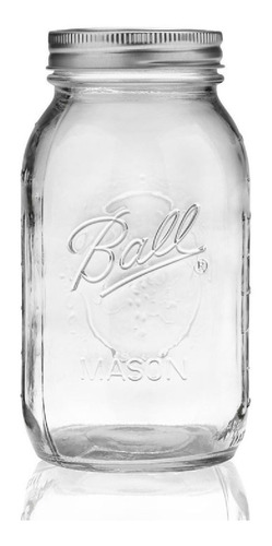 6pz Frascos Vidrio Mason Jars Ball Boca Regular 32oz (946ml)