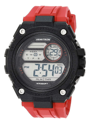 Reloj Digital Para Hombre, Cronógrafo De Resina, 40/8470