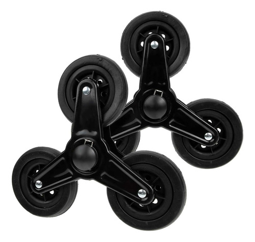2 Piezas De Carrito De Compras Plegable De Goma Con