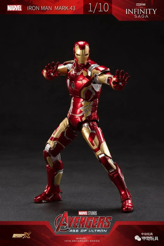 Figura De Acción Zd Original Iron Man Mark43, Modelo Articul