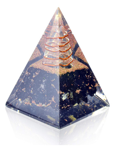 Orgone Pyramid-black Tourmaline-crystal-chakra Balancing Org