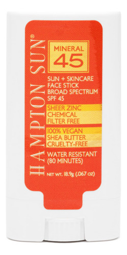 Hampton Sun Lapiz Facial Mineral Spf 45, 67 Onzas, Protector