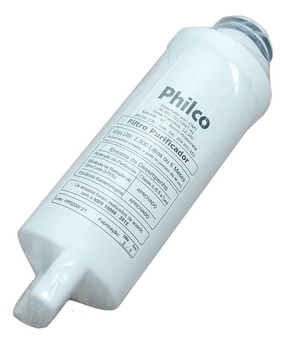 Refil Filtro Purificador Água Philco Pbe09 Pbe04bf Pbe05cf