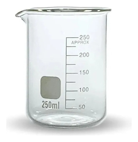 Vaso Precipitado Vidrio Borosilicato Laboratorio 250ml Eisco