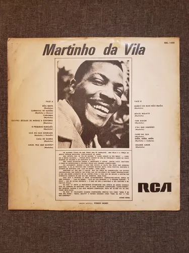 Disco Vinil Lp Martinho Da Vila 1969 (1° Disco Da Carreira
