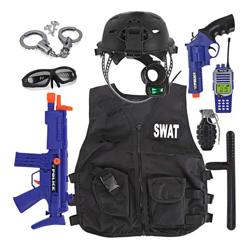 comprar Disfraz De Oficial De Policía Del Swat Para Niños De Liberty