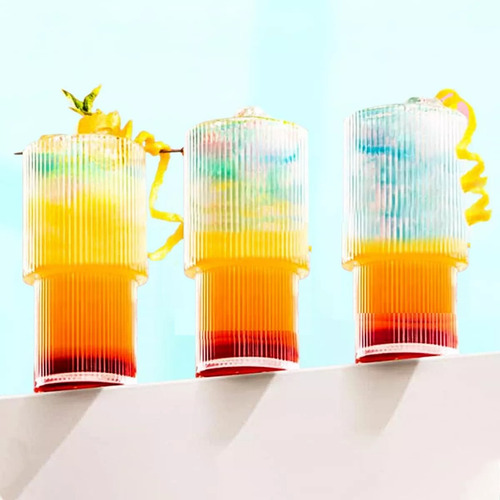 Vasos Con Popote Vasos De Vidrio Reutilizables Tapa