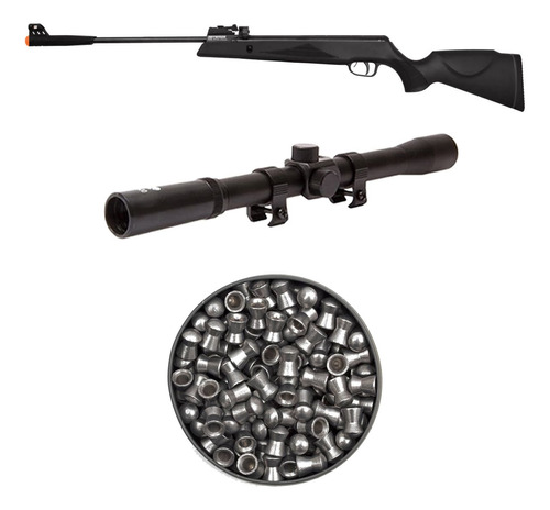 Carabina Black Hawk Mag 12 Disp 5.5 Artemis+chumbo+ Lun 4x20