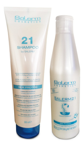 Pack Shampoo Nutrición 300ml+acondicionador 250ml Salerm 21