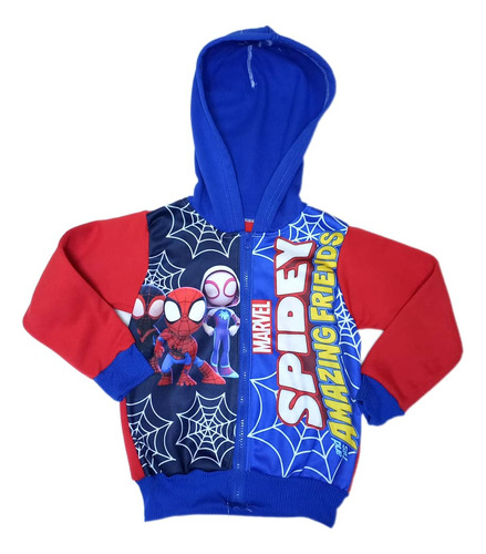Sweater Con Cierre Spidey Spiderman