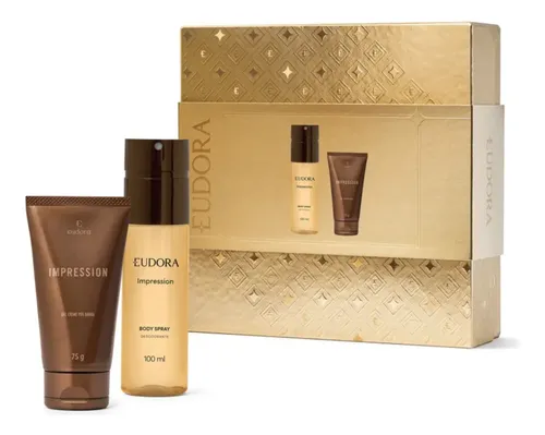 comprar Presente Impression: Gel Creme Pós Barba + Body Spray-eudora