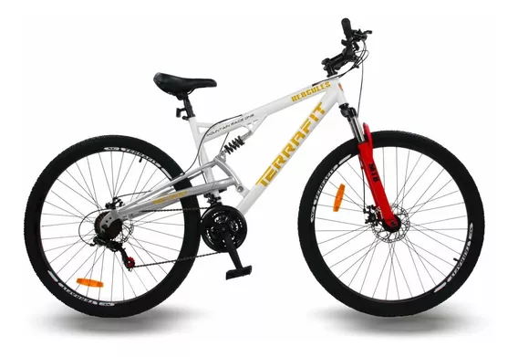 Bicicleta Montaña Rodada 26 Doble Suspension Hercules Terraf