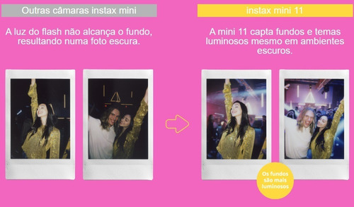 Instax Mini Câmera Instantânea Fujifilm Lançamento +10 Fotos