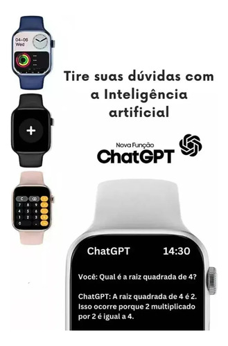 Smartwatch Série 10 X Mini 38mm Compatível C/ Ios E Android Prateado Prateado