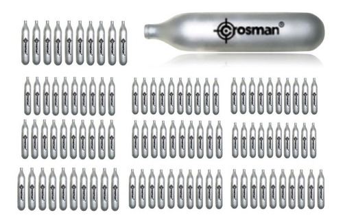 Paquete 100 Tanques Co2 Crosman Airsoft 12 Gr  Xtreme C