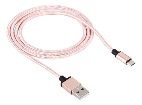 Cabo De Dados Micro Usb Para Usb 2.0 Em Ouro Amarelo Claro D