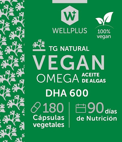 Vegan Omega3 | Dha 600 (aceite De Microalgas) 180 Caps.