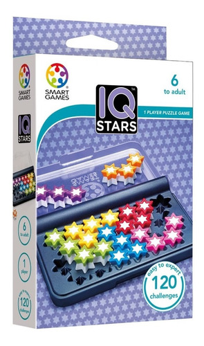 Juego De Logica Iq Stars 120 Desafios Smart Games Progresivo